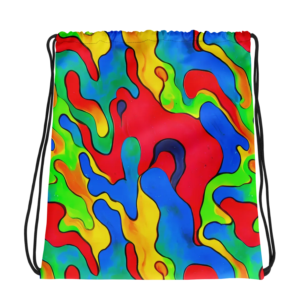 Splash of Joy on Drawstring Bag — Photo