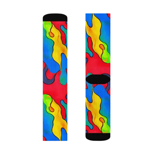 Splash of Joy on a Socks