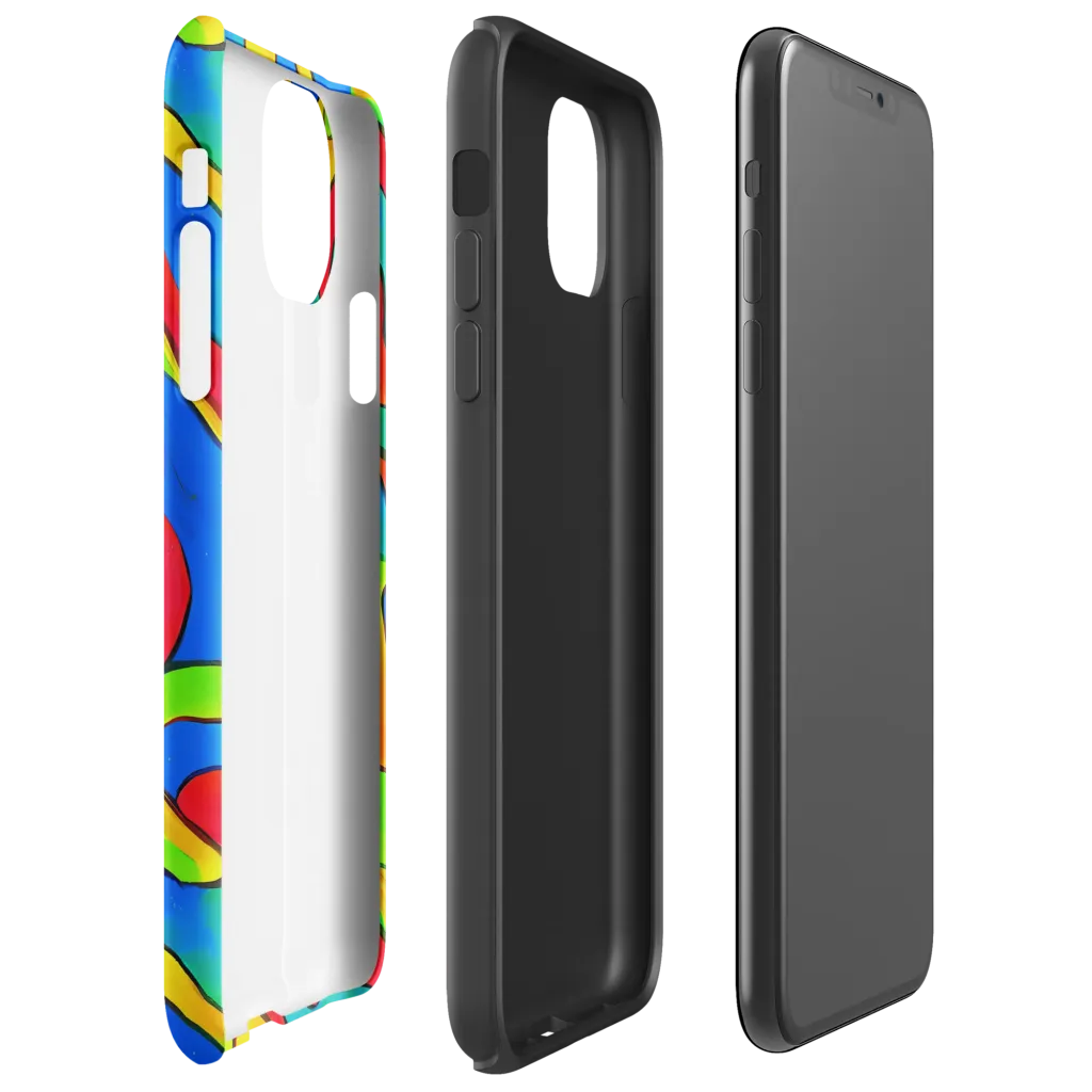 Splash of Joy on Tough Case for iPhone® — Right