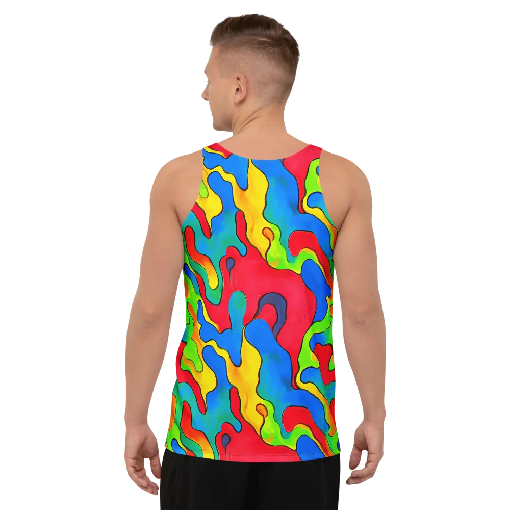 Splash of Joy on Men's Tank Top — Back