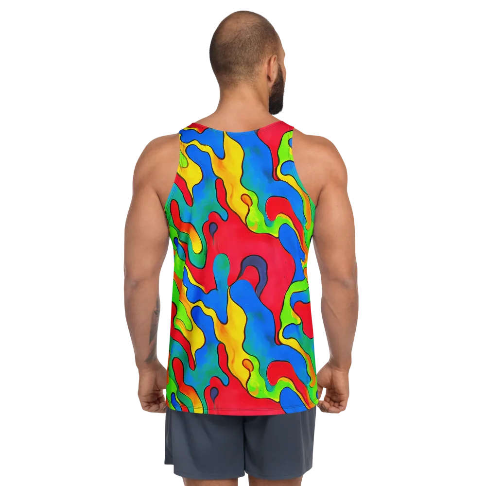 Splash of Joy on Men's Tank Top — Back