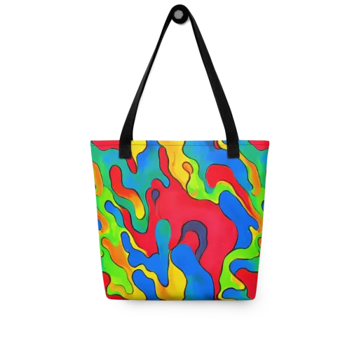 Splash of Joy on a Tote Bag