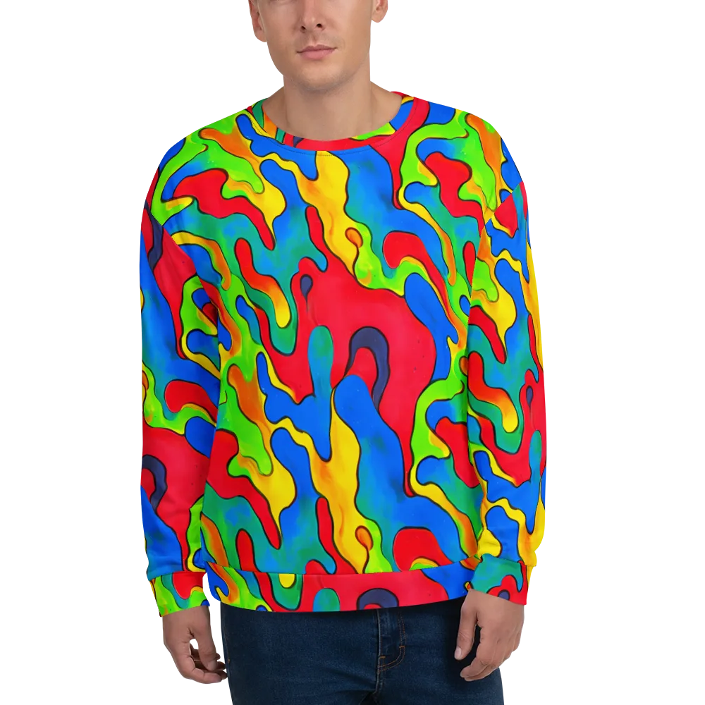 Splash of Joy on Sweatshirt — Front