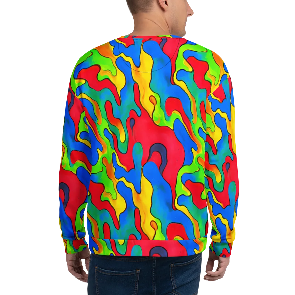 Splash of Joy on Sweatshirt — Back