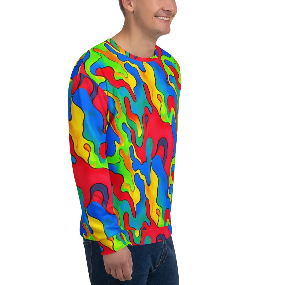 Splash of Joy on Sweatshirt — Right Front