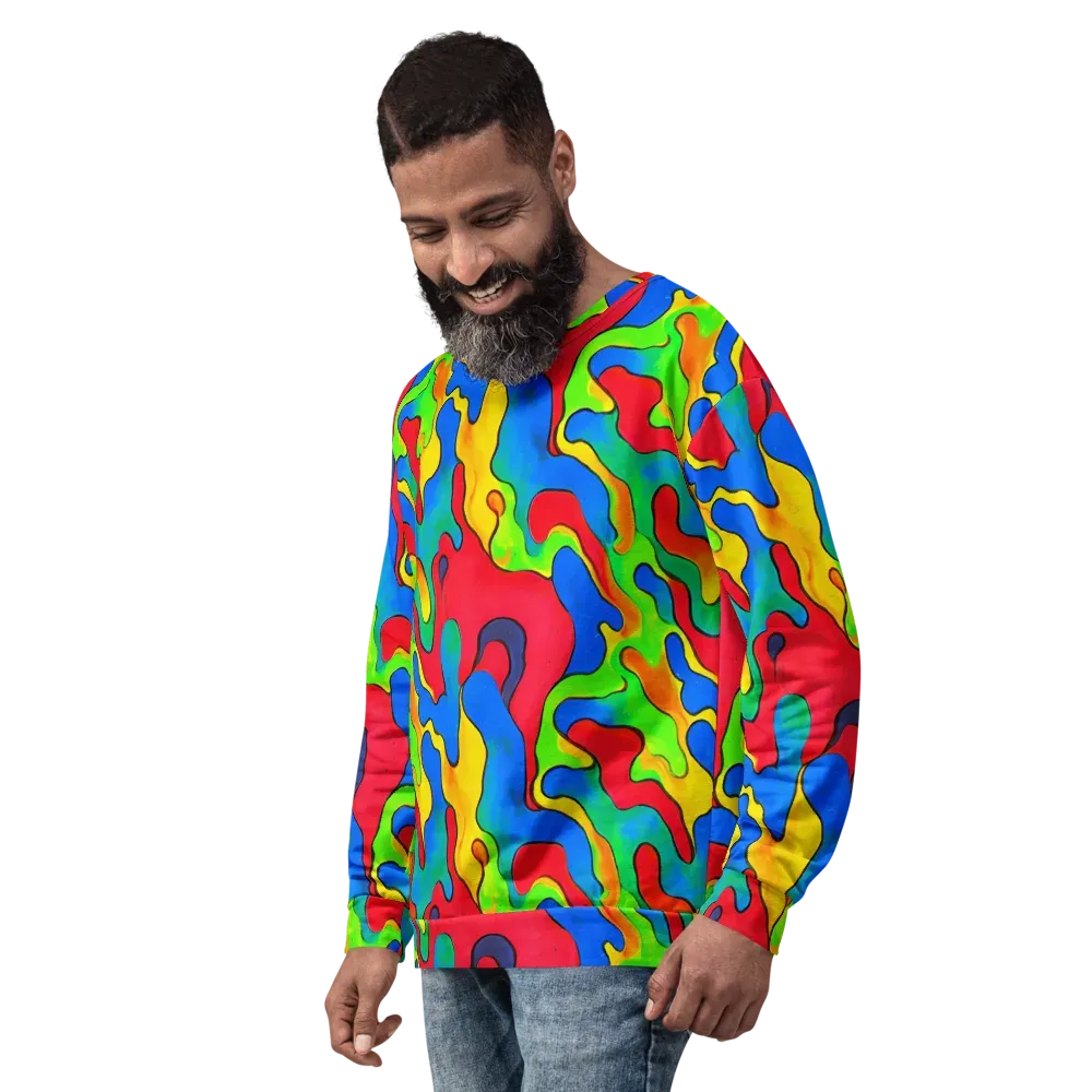 Splash of Joy on Sweatshirt — Left Front