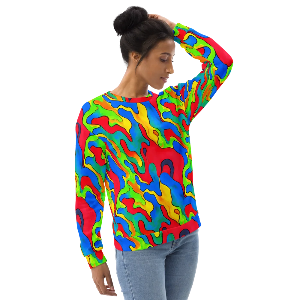 Splash of Joy on Sweatshirt — Right Front