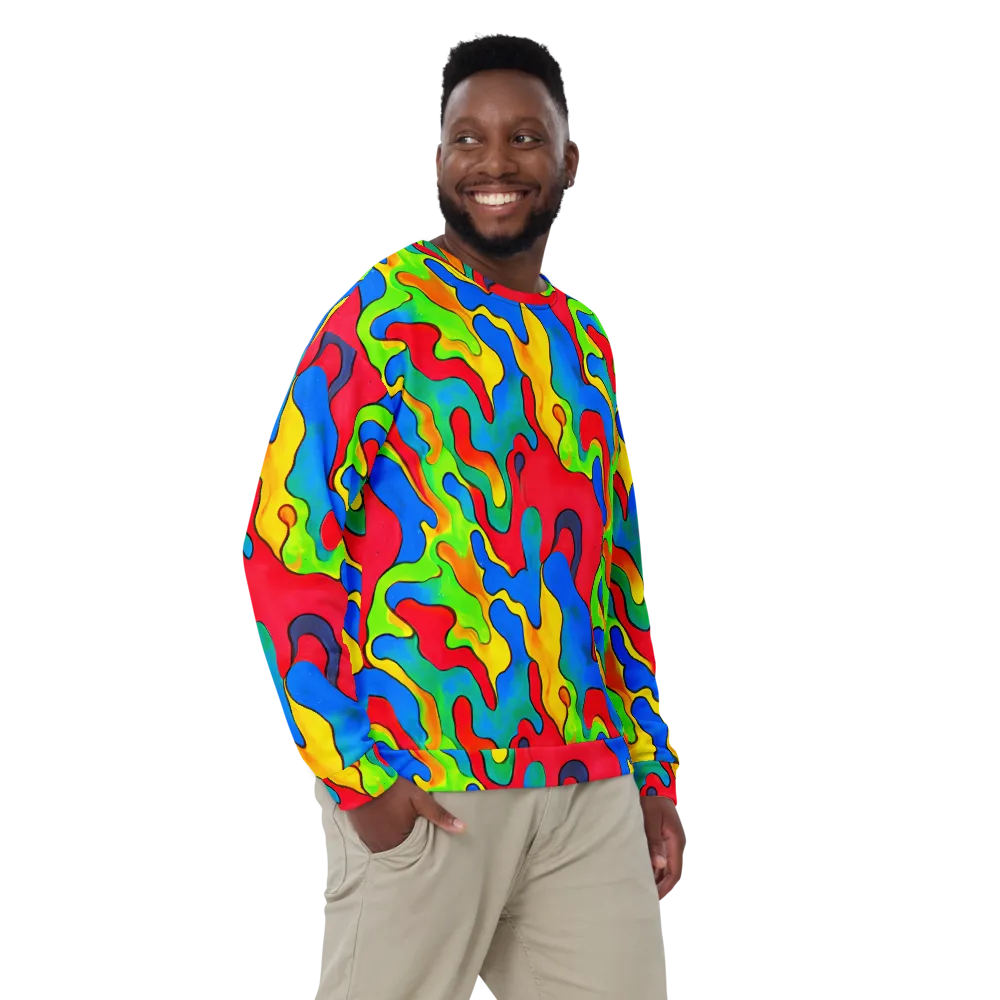 Splash of Joy on Sweatshirt — Front