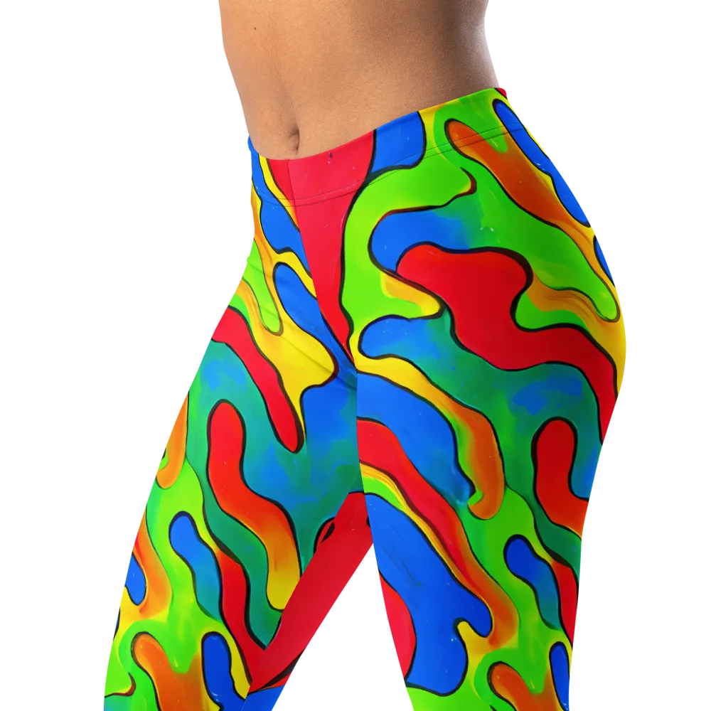 Splash of Joy on Leggings — Left Front
