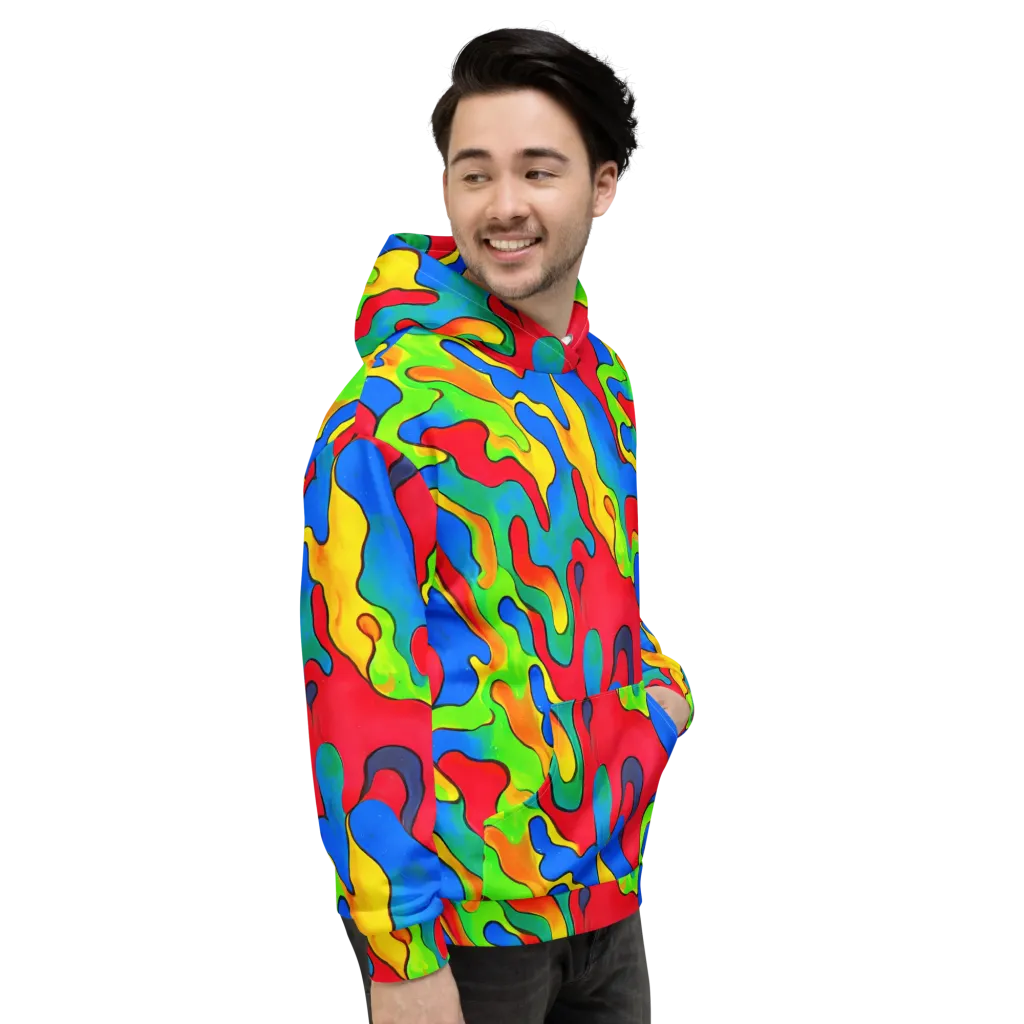 Splash of Joy on Hoodie — Right