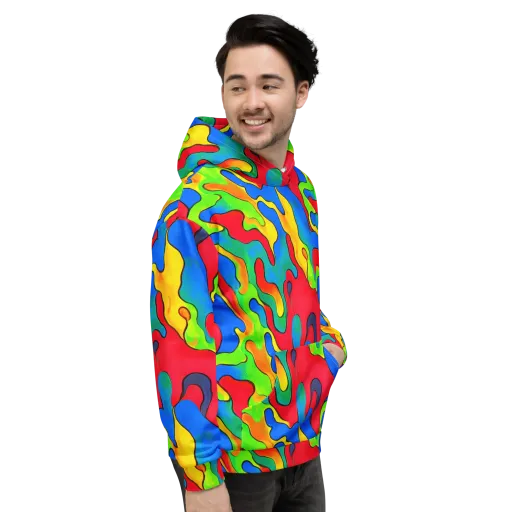 Splash of Joy on a Hoodie