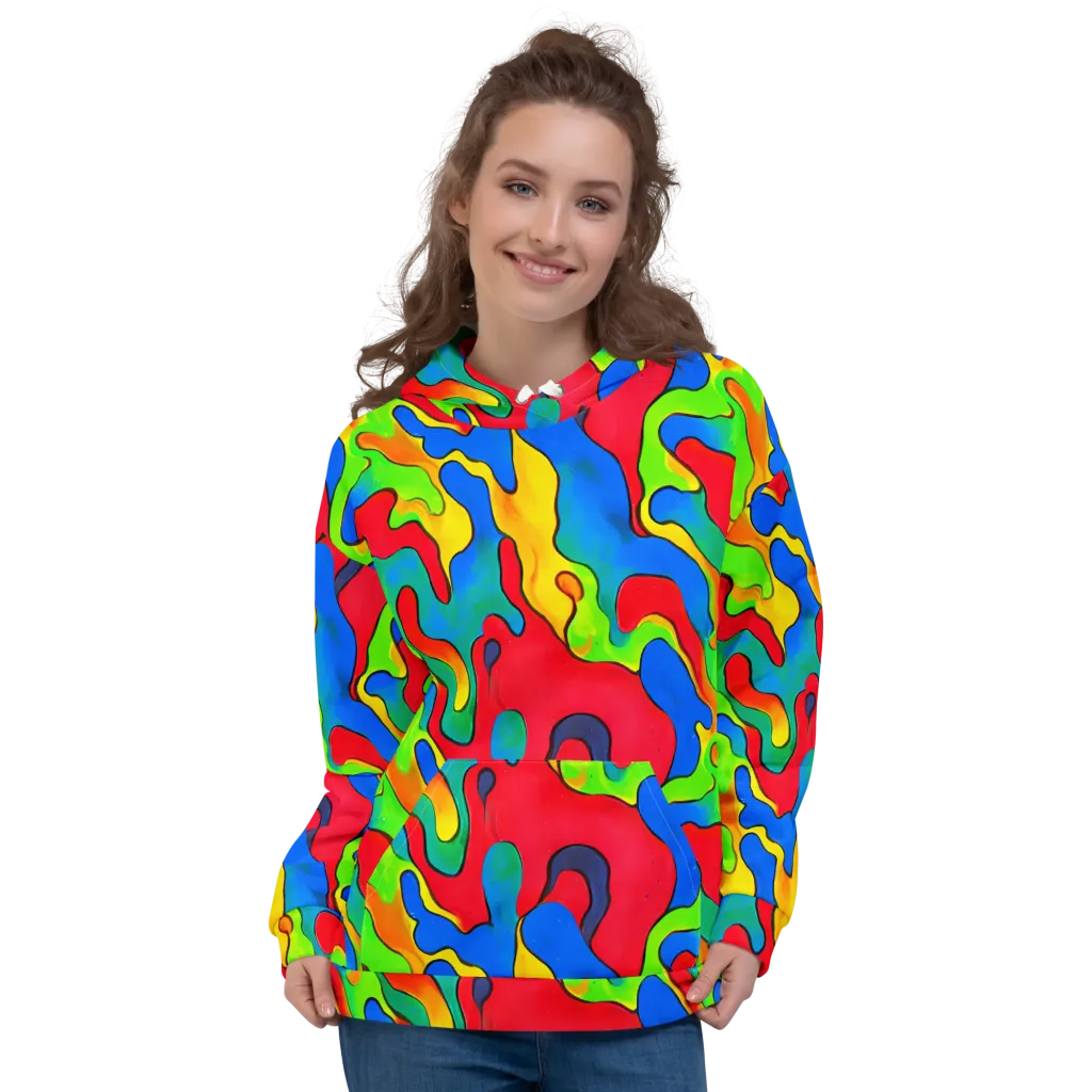 Splash of Joy on Hoodie — Front