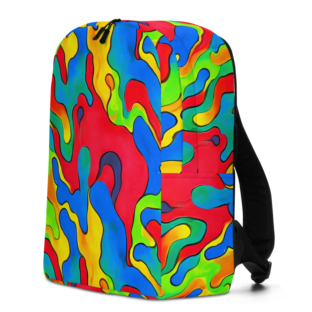 Splash of Joy on Minimalist Backpack — Left