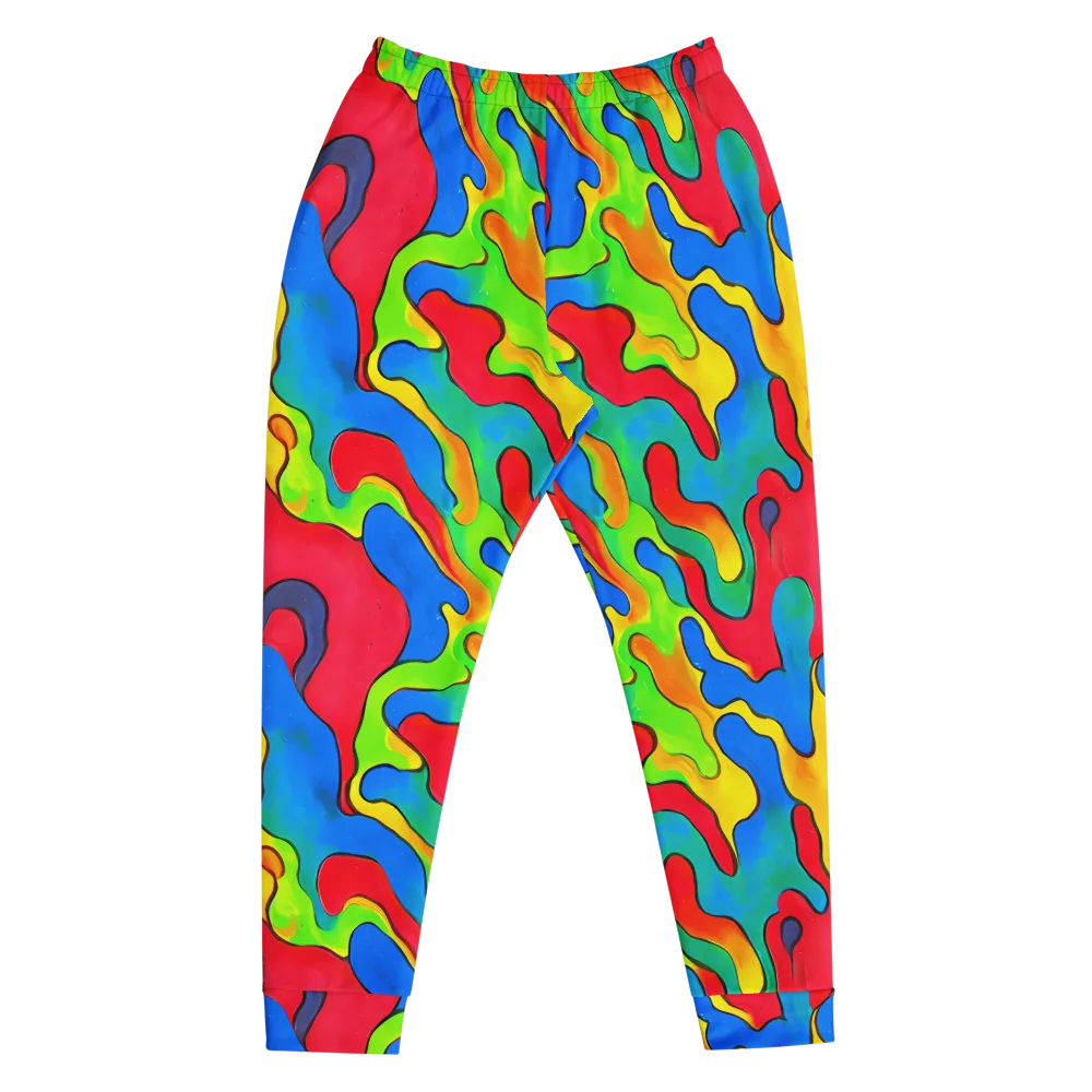 Splash of Joy on Men's Joggers — Front