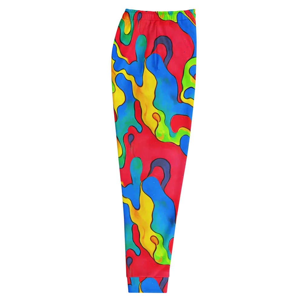 Splash of Joy on Men's Joggers — Right