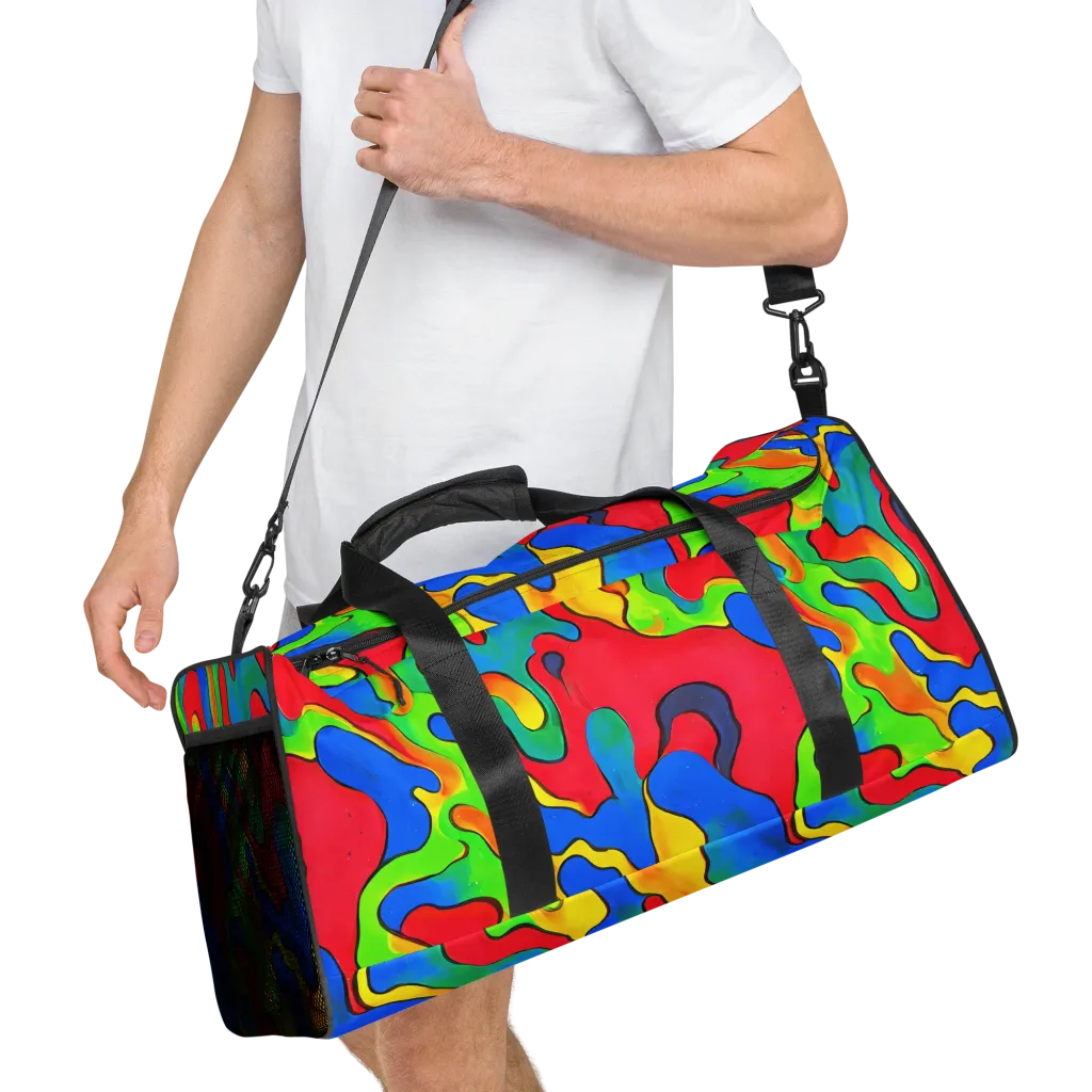 Splash of Joy on Duffle Bag — Right Front