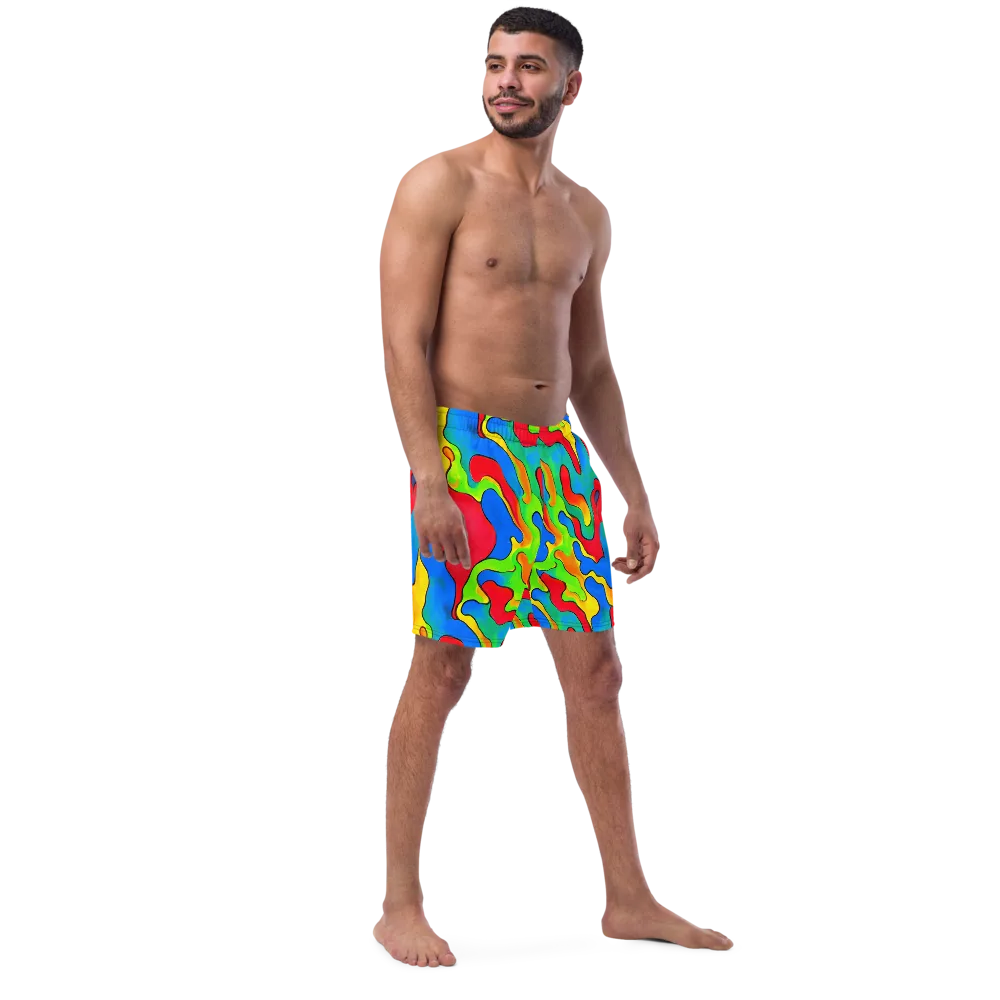 Splash of Joy on Swim Trunks — Right Front