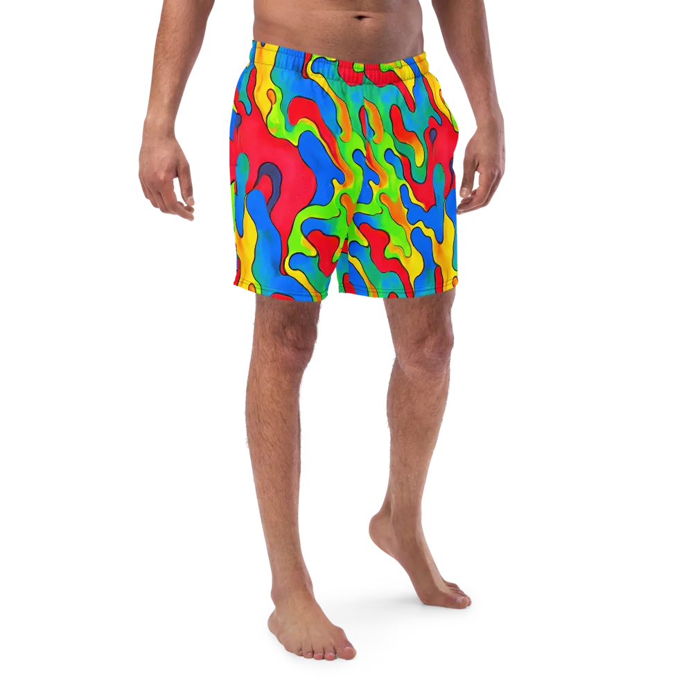 Splash of Joy on Swim Trunks — Front