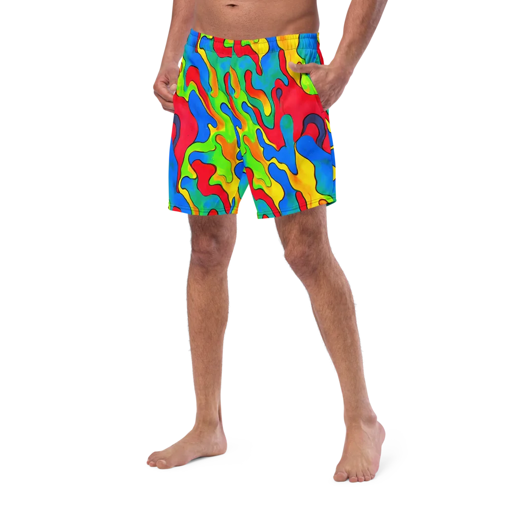 Splash of Joy on Swim Trunks — Left Front
