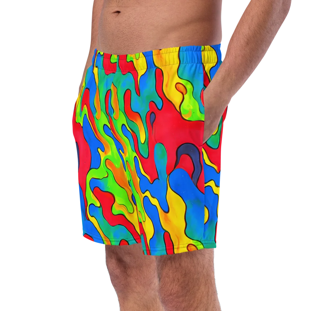 Splash of Joy on Swim Trunks — Left Front