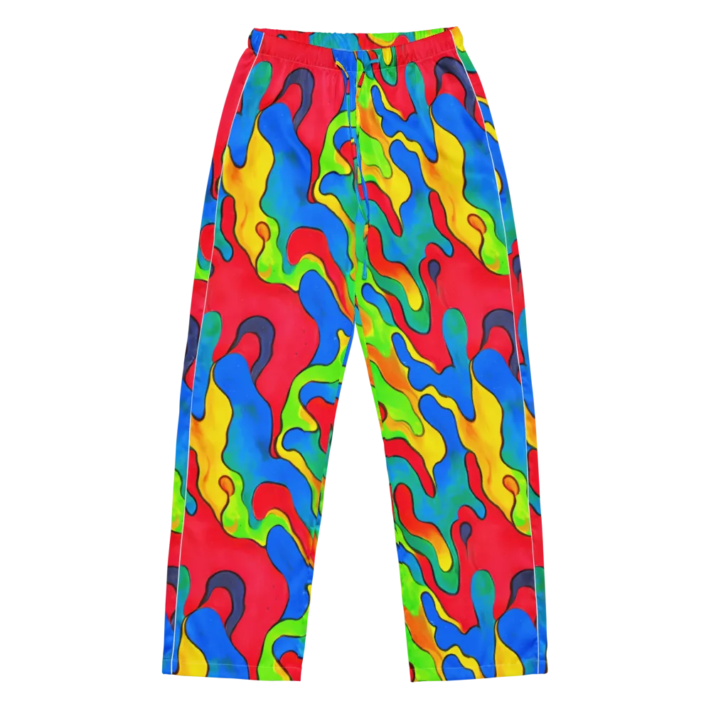 Splash of Joy on Women's Pajama Pants — Front