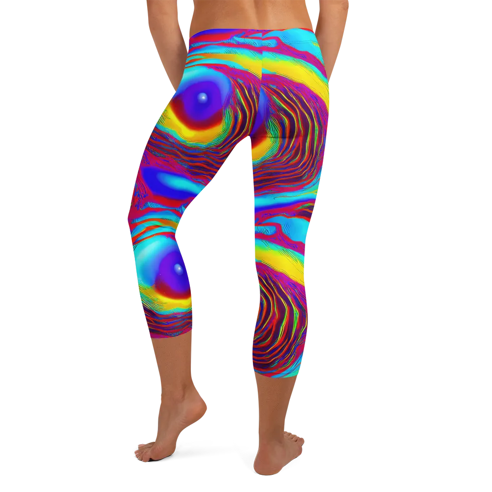 Kapoor Vortex on Capri Leggings — Back