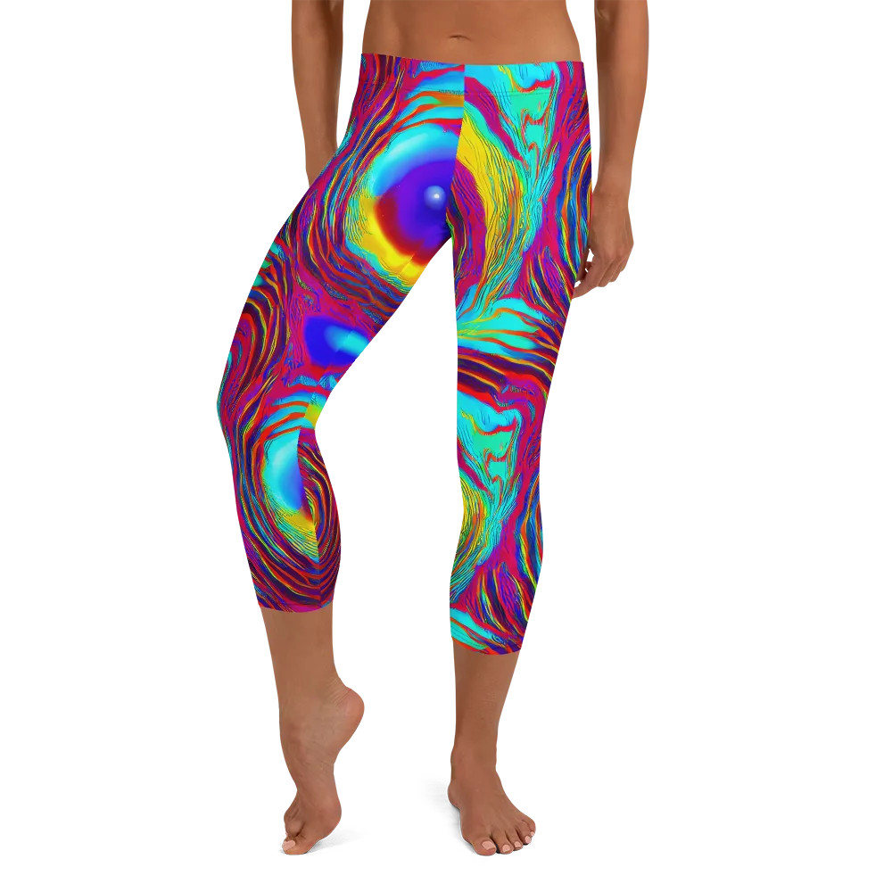 Kapoor Vortex on Capri Leggings — Front