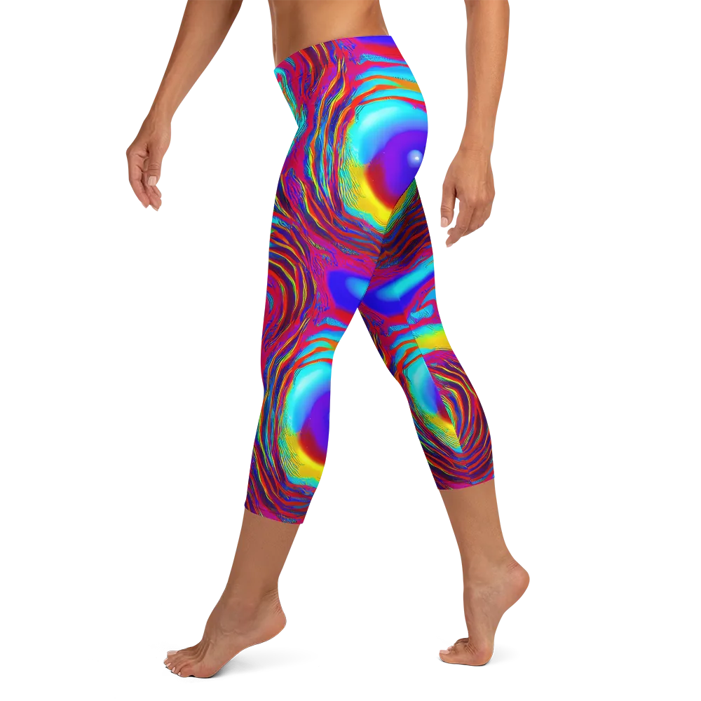 Kapoor Vortex on Capri Leggings — Left