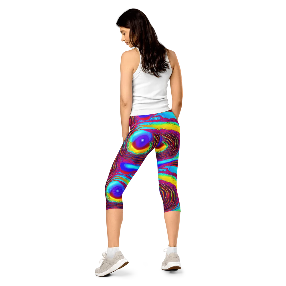 Kapoor Vortex on Capri Leggings — Back