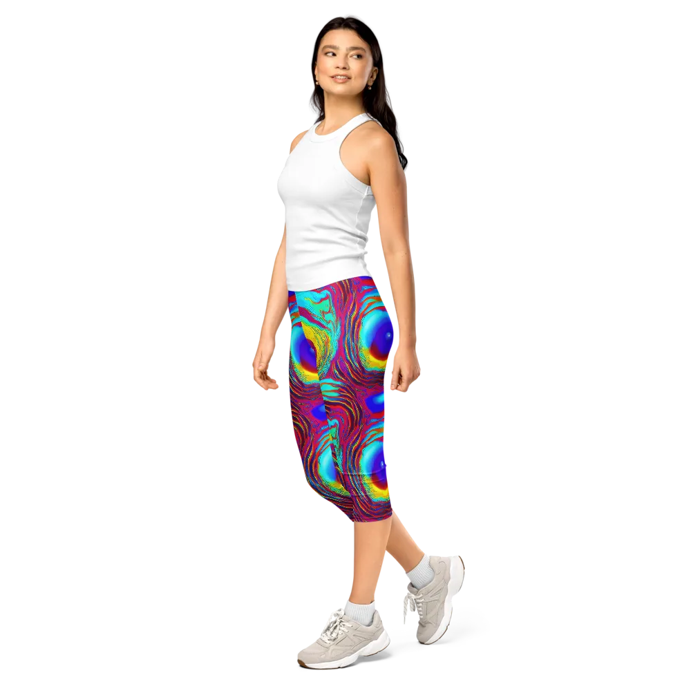Kapoor Vortex on Capri Leggings — Left Front