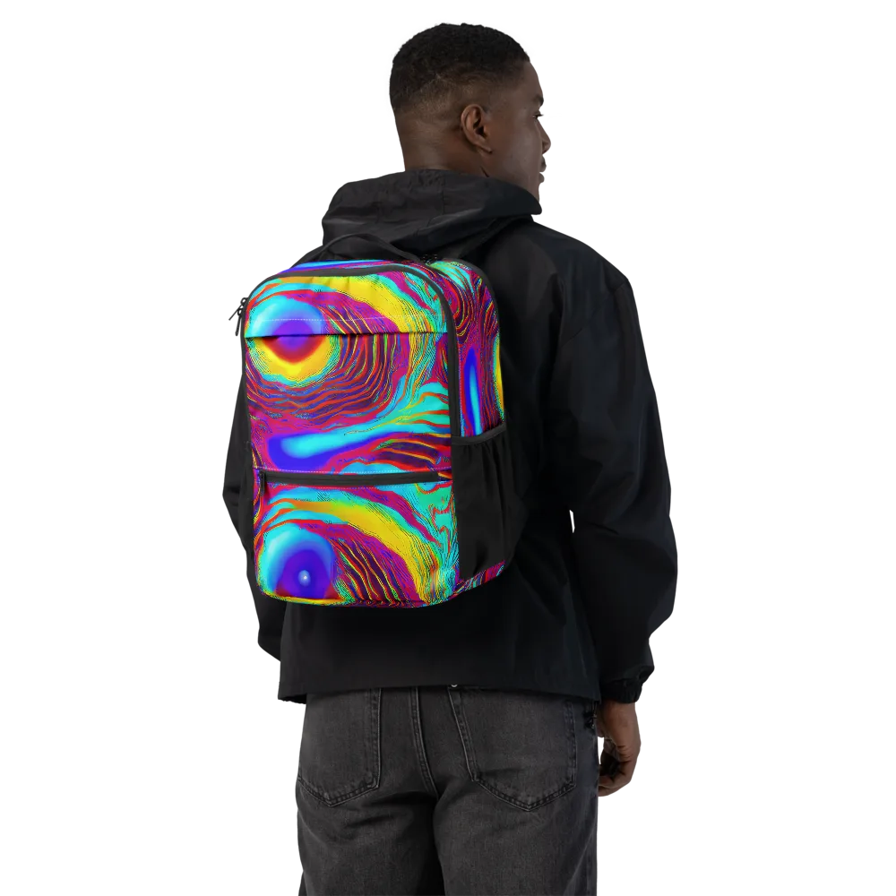 Kapoor Vortex on Utility Backpack — Back