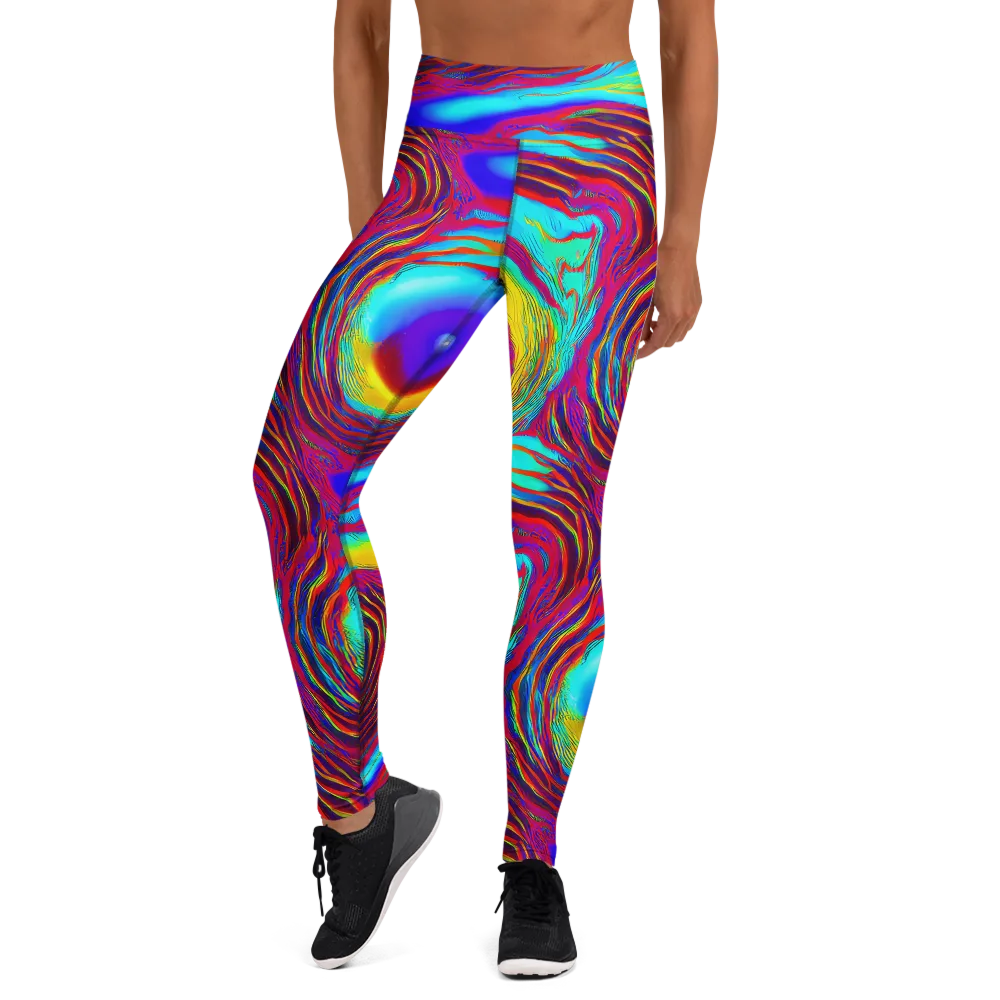 Kapoor Vortex on Yoga Leggings — Front