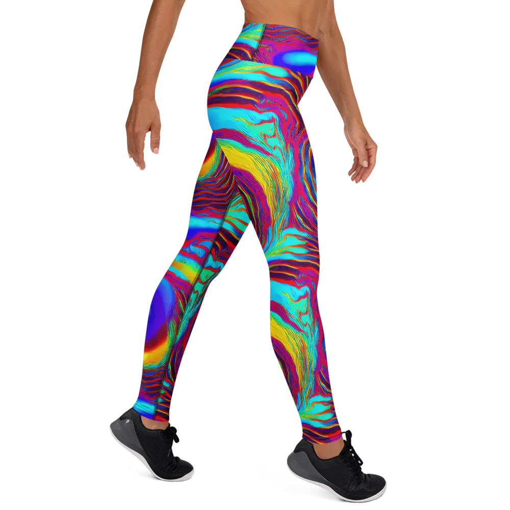Kapoor Vortex on Yoga Leggings — Right