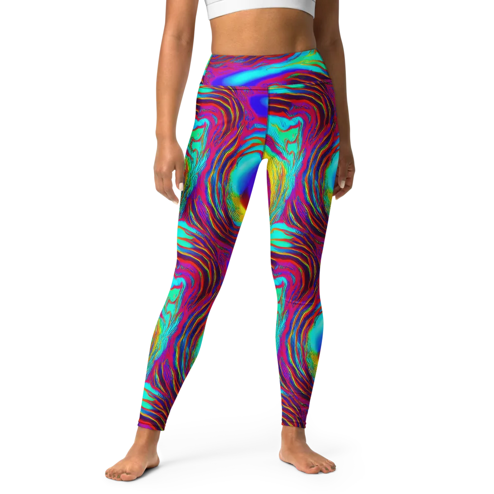 Kapoor Vortex on Yoga Leggings — Front
