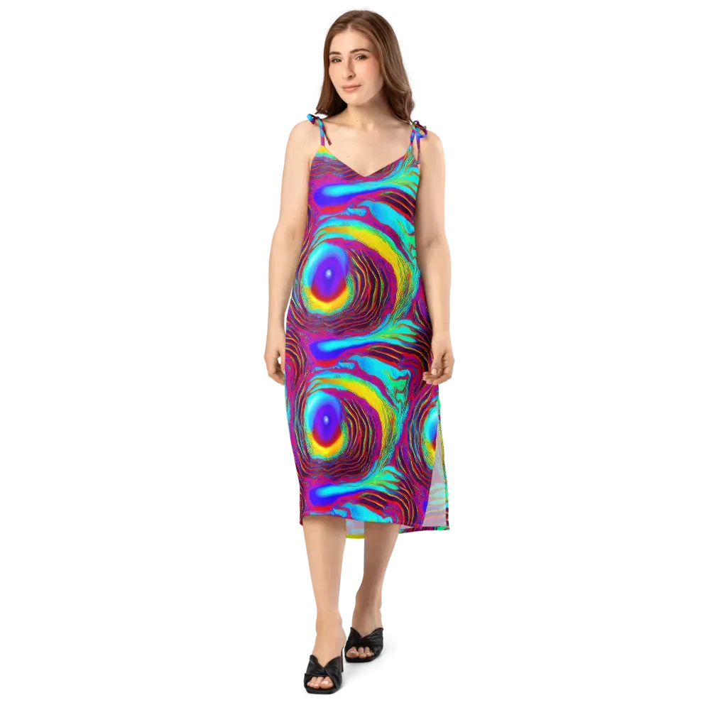 Kapoor Vortex on Slip Dress — Front