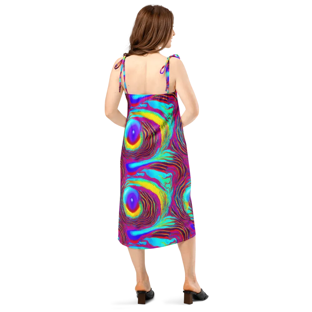 Kapoor Vortex on Slip Dress — Back
