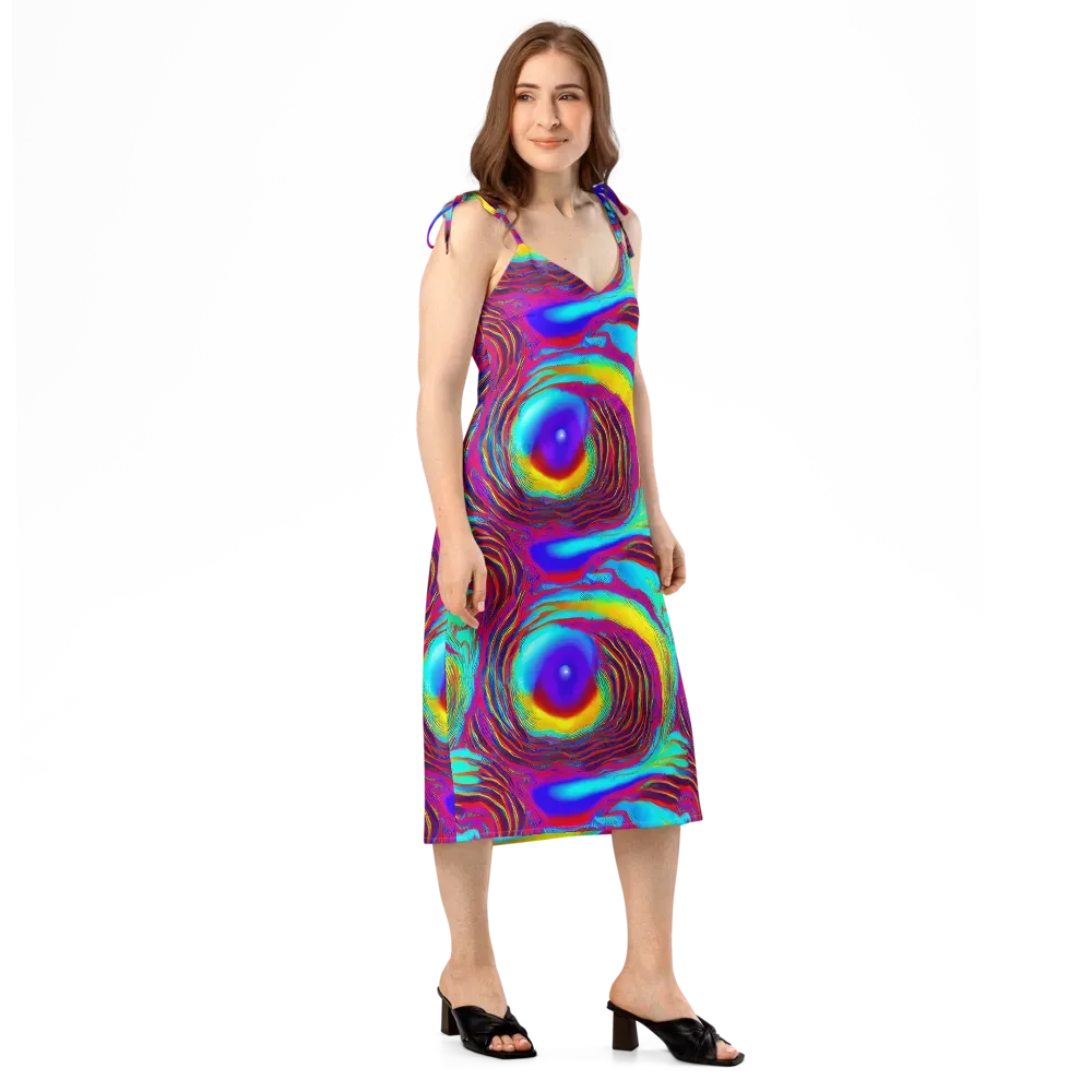 Kapoor Vortex on Slip Dress — Right Front