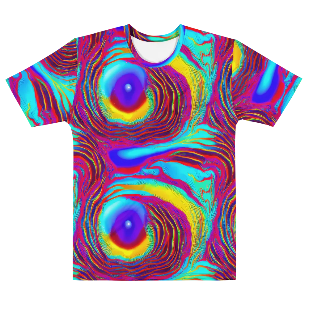 Kapoor Vortex on Men's Cotton Crew Neck T-Shirt — Front