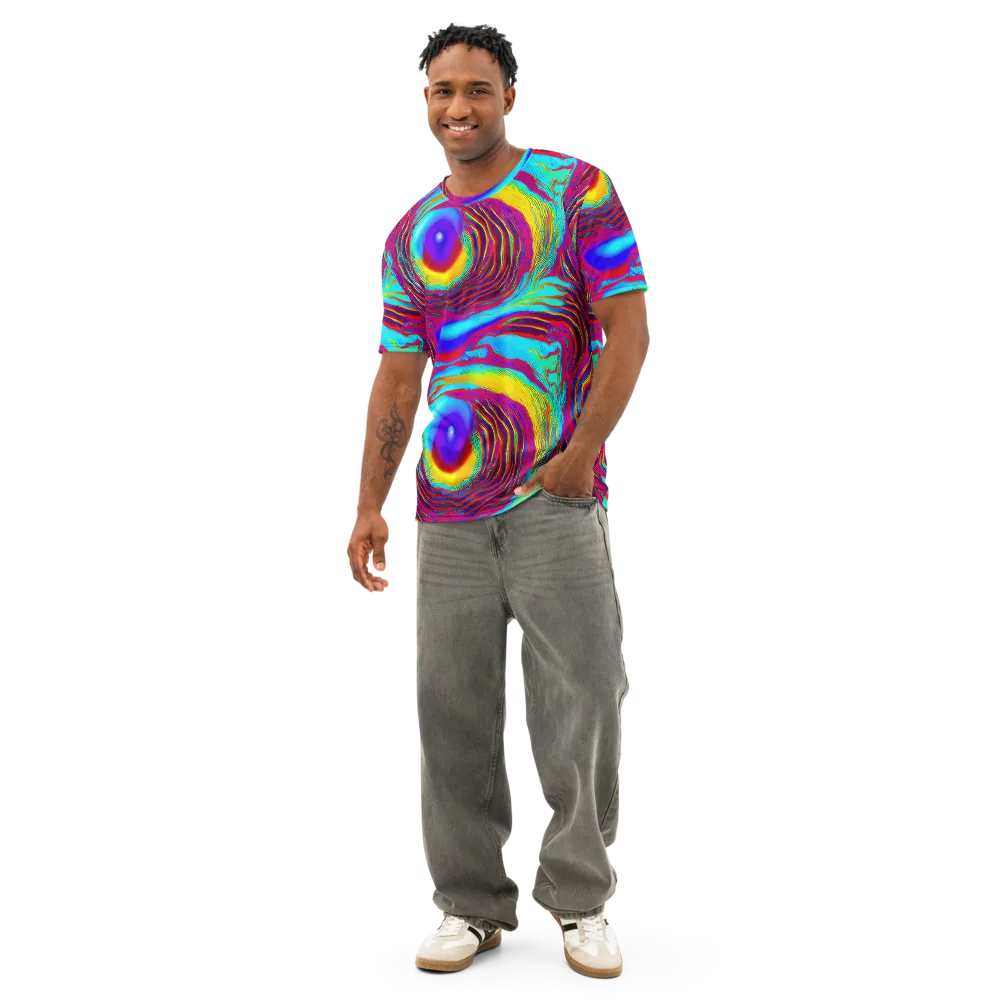 Kapoor Vortex on Men's Cotton Crew Neck T-Shirt — Front