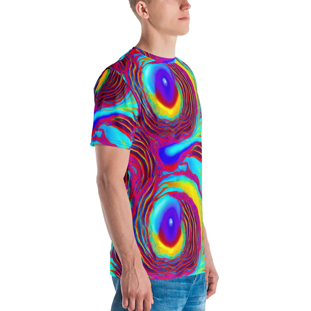 Kapoor Vortex on Men's Crew Neck T-Shirt — Right