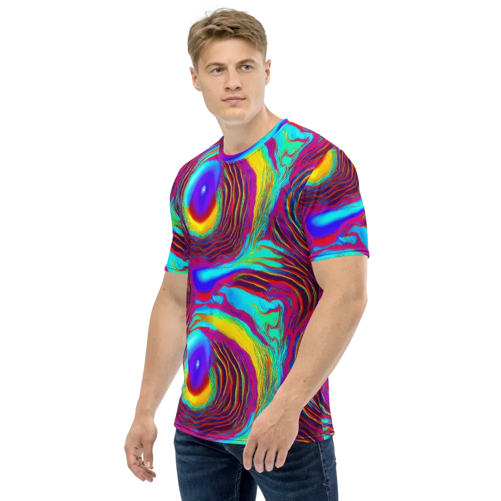 Kapoor Vortex on Men's Crew Neck T-Shirt — Left