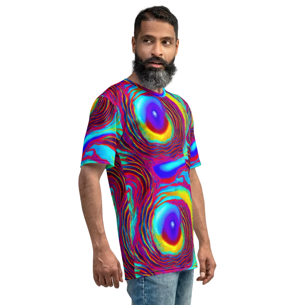 Kapoor Vortex on Men's Crew Neck T-Shirt — Right