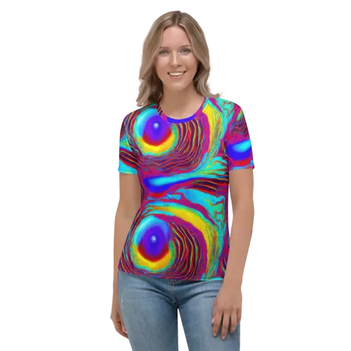 Kapoor Vortex on a Women's Crew Neck T-Shirt