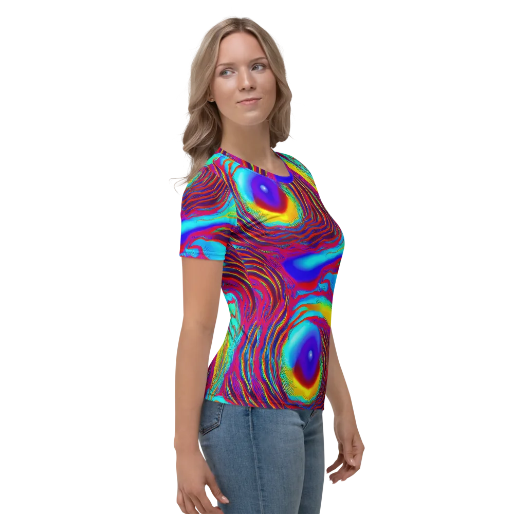 Kapoor Vortex on Women's Crew Neck T-Shirt — Right