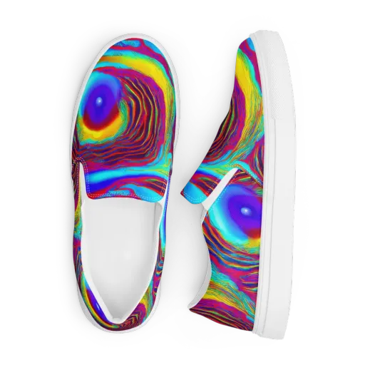 Kapoor Vortex on a Men's Slip-On Canvas Shoes