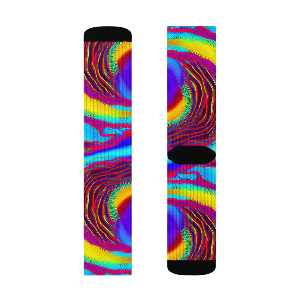 Kapoor Vortex on Socks — Left Sock