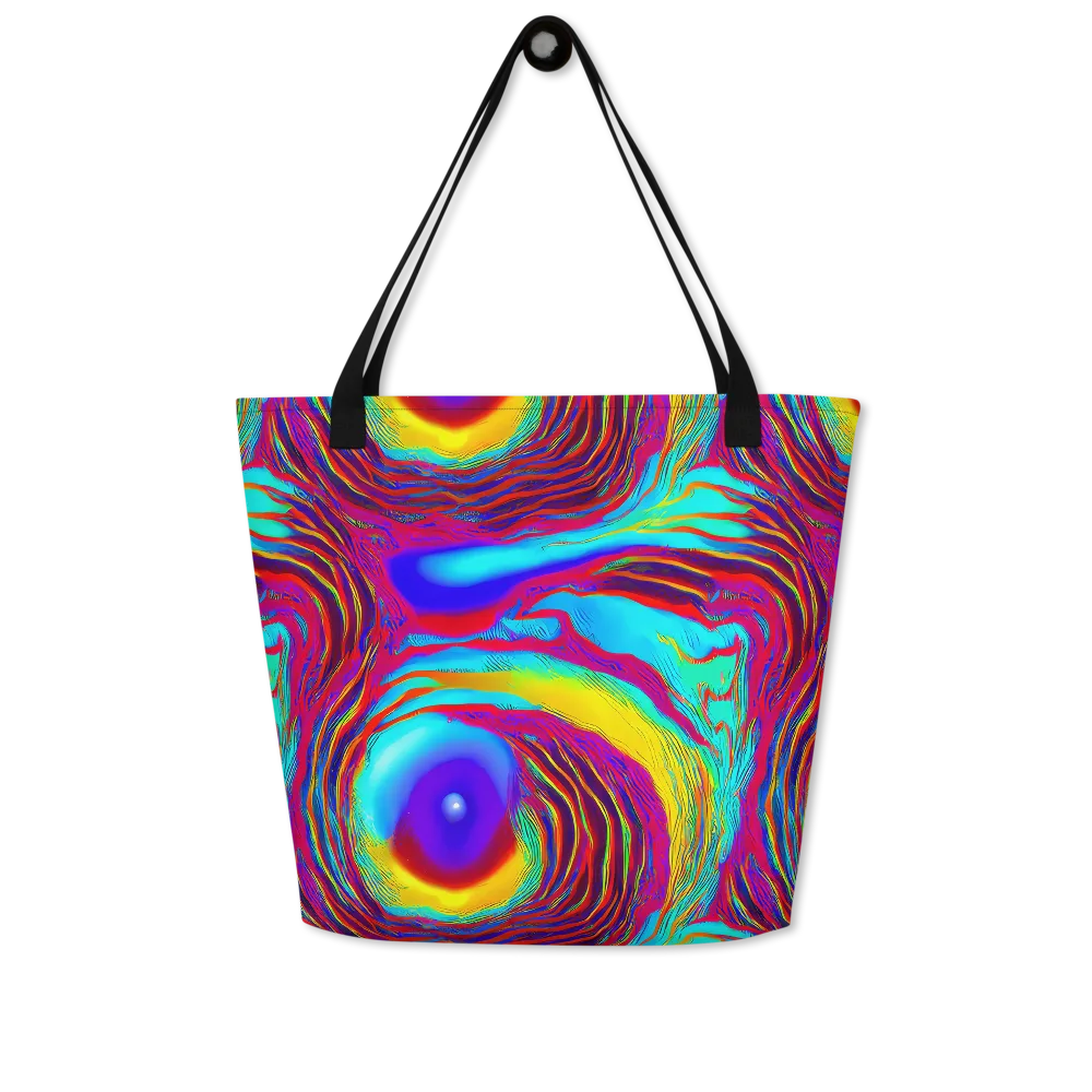 Kapoor Vortex on Large Tote Bag W/ Pocket — Front