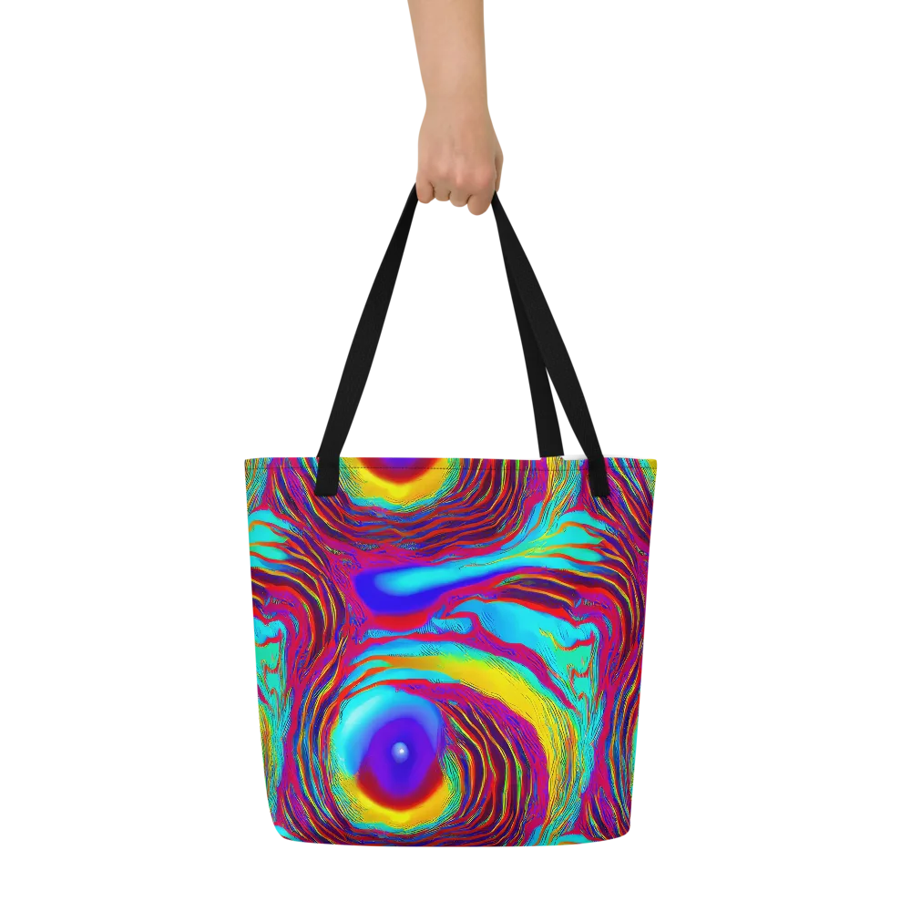 Kapoor Vortex on Large Tote Bag W/ Pocket — Front
