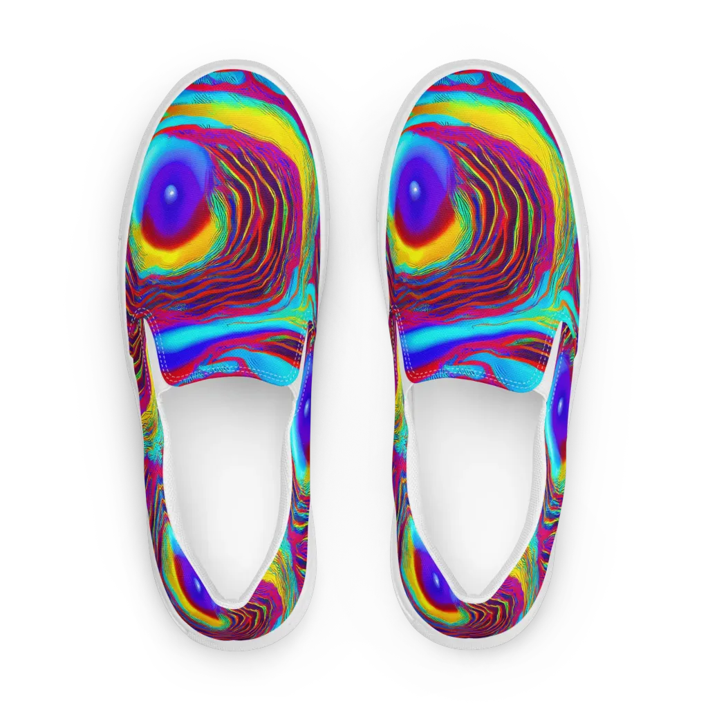 Kapoor Vortex on Women's Slip-On Canvas Shoes — Front