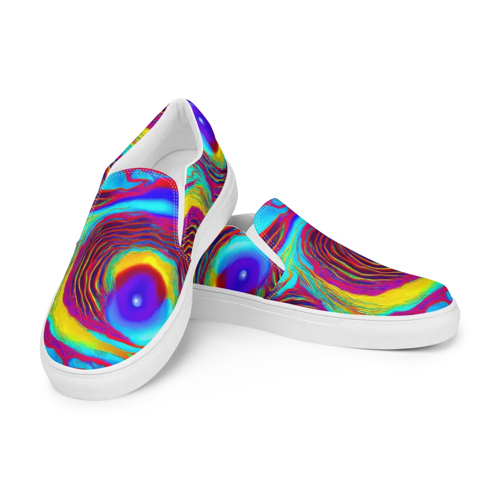 Kapoor Vortex on Women's Slip-On Canvas Shoes — Left Front